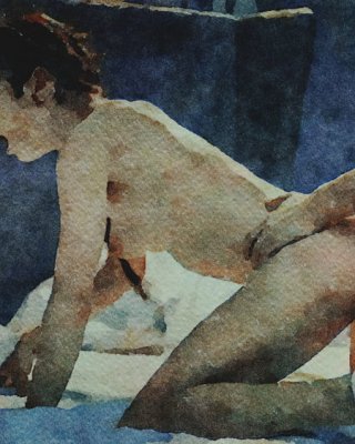 Erotic Digital Watercolor 41