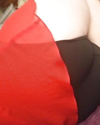 Red Lingerie, Big Boobs And A Butt Plug....