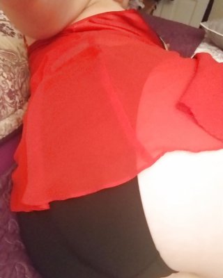 Red Lingerie, Big Boobs And A Butt Plug....