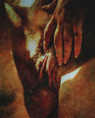 Erotic Digital Watercolor 19