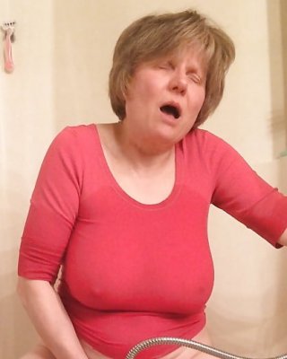 GILF Masturbates In Wet T-shirt