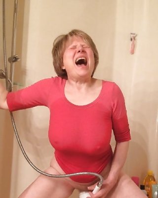 GILF Masturbates In Wet T-shirt