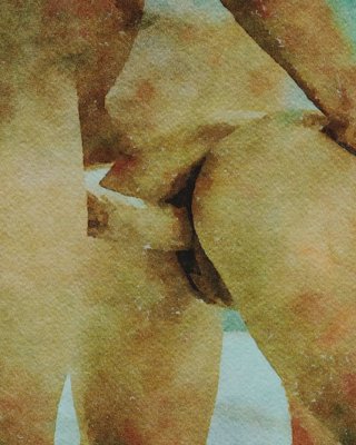 Erotic Digital Watercolor 57