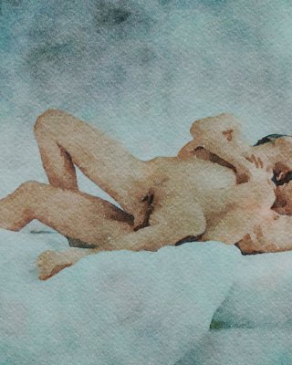 Erotic Digital Watercolor 57