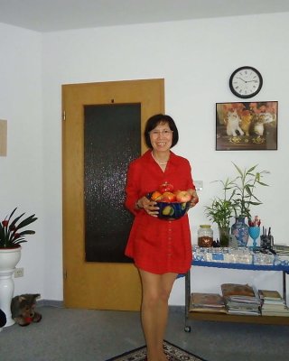 Beautiful non-nude asian granny posing #81576298