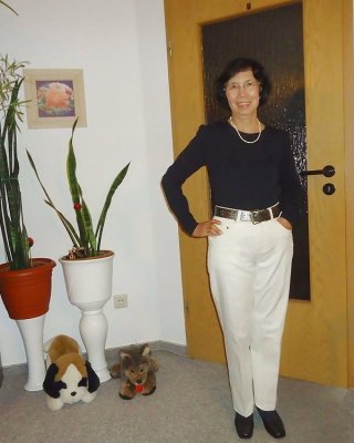 Beautiful non-nude asian granny posing #81576307