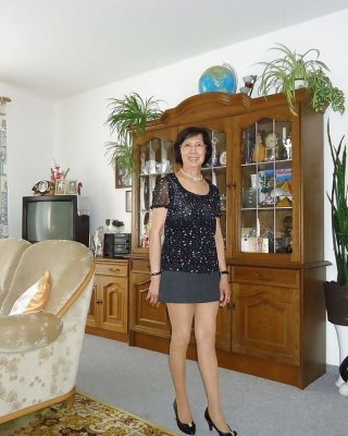 Beautiful non-nude asian granny posing #81576319