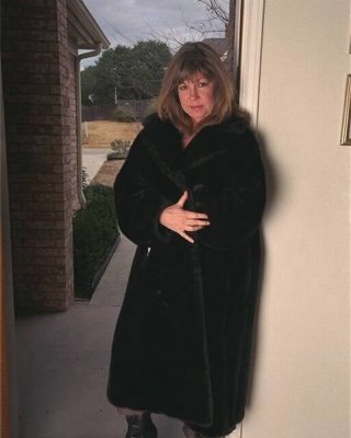 Mature Woman In Fur Coat