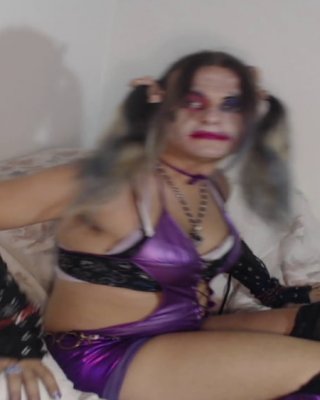 Violet Sissy Bimbo Harley Quinn Uniform Brandynette Aug 2019