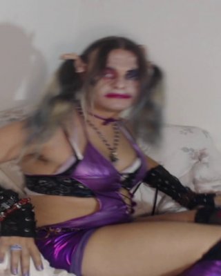 Violet Sissy Bimbo Harley Quinn Uniform Brandynette Aug 2019