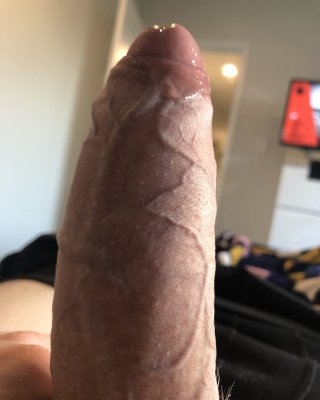 Pre-cum On My Cock