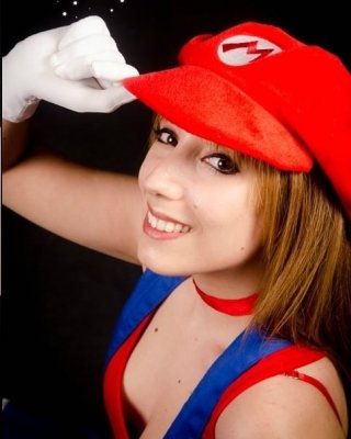 MARIO COSPLAY Flexible Ass Legs Costume Lesbian Milf Squirt