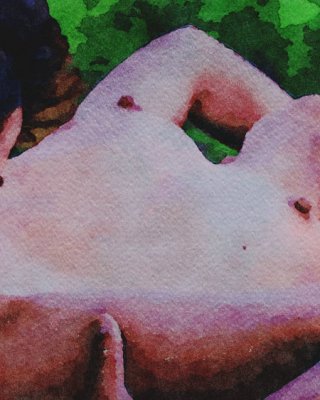 Erotic Digital Watercolor 11