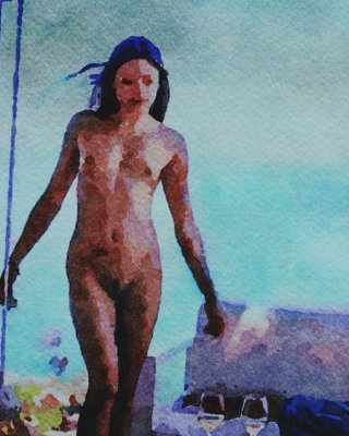 Erotic Digital Watercolor 11