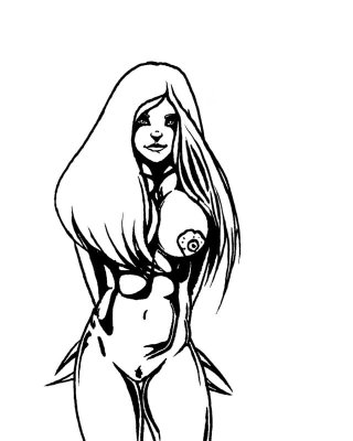 鉛筆やペンであなたのヌードを描きます
 #90774371