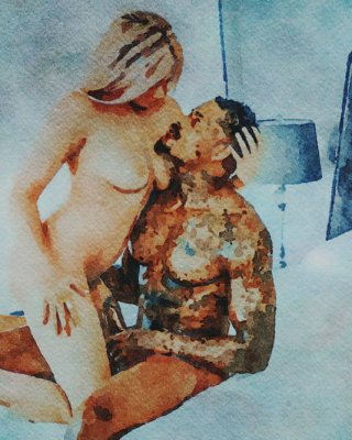 Erotic Digital Watercolor 31