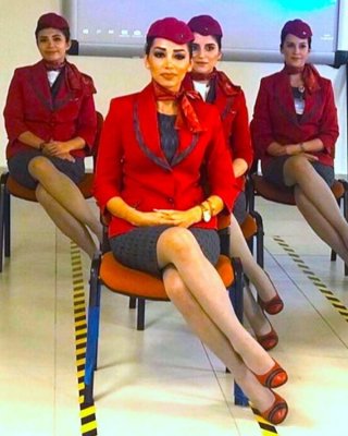 Air Hosstess - Flight Attendant - Cabin Crew - Stewardess