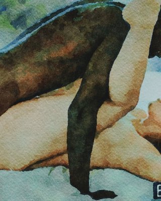 Erotic Digital Watercolor 42