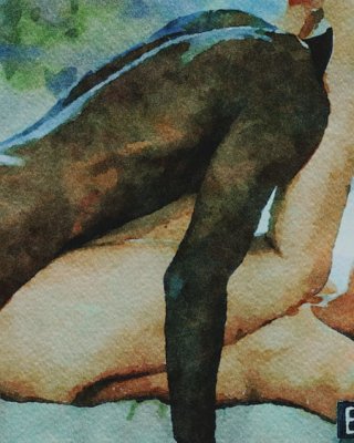 Erotic Digital Watercolor 42