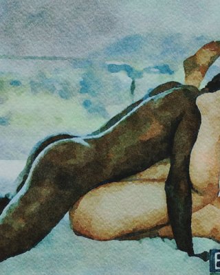 Erotic Digital Watercolor 42