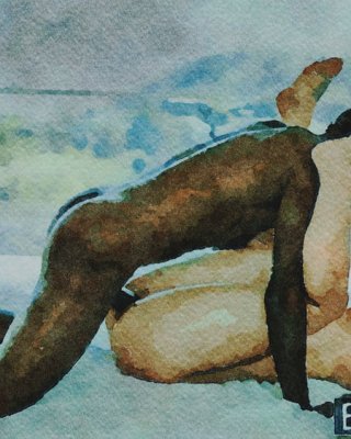 Erotic Digital Watercolor 42