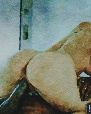 Erotic Digital Watercolor 42