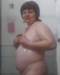 Russian Mature In Shower