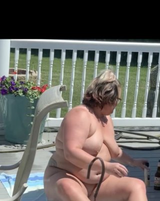 Fat Mom In Sun