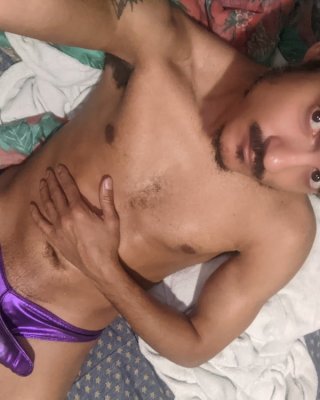 Me In A Sexy Purple Man Thong #106935699