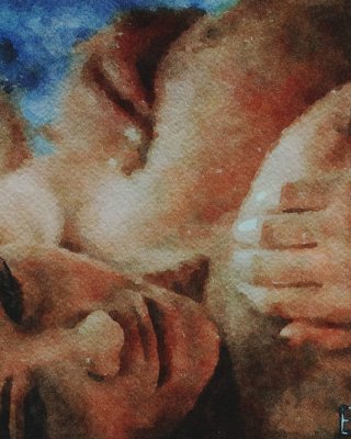 Erotic Digital Watercolor 3