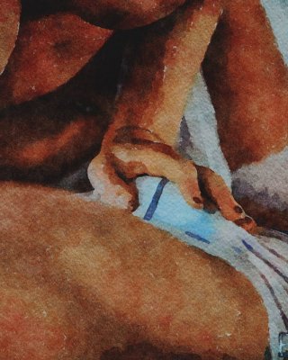 Erotic Digital Watercolor 3