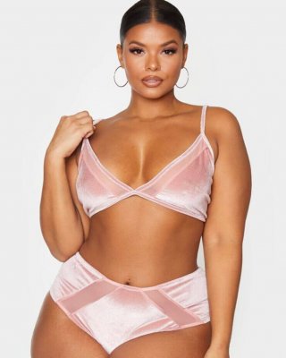 Pink Plus Size Lingerie