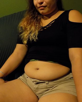 Chubby Belly Latina After Lunch