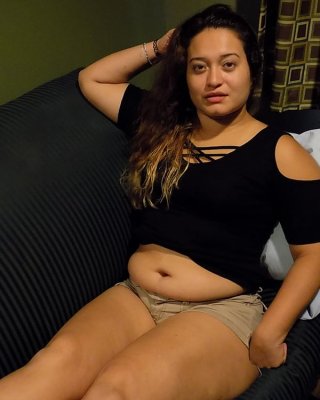 Chubby Belly Latina After Lunch