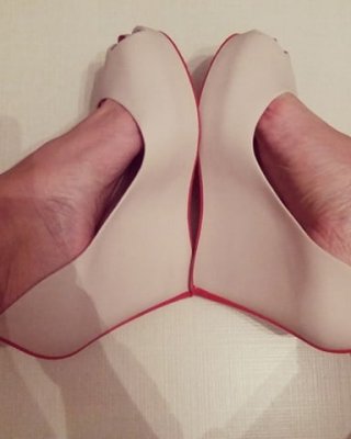 Platform Heels.. Foot Fetish.. My sexy feet.. #107001561