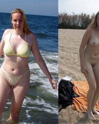 Verheiratete Damen bekleidet und entkleidet
 #80512818