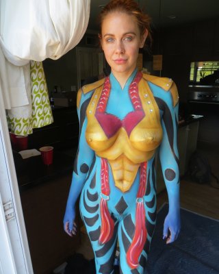 Maitland Ward nude bodypaint photos #79628420