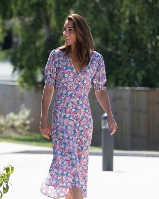 Kate Middleton, Floral Dress, Jun.2020