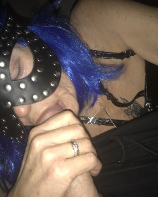 Smoking Blowjob Mask Wig Granny Milf