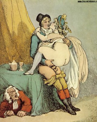 Erotic Drawings By Thomas Rowlandson 1757 - 1827