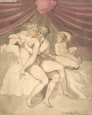 Erotic Drawings By Thomas Rowlandson 1757 - 1827