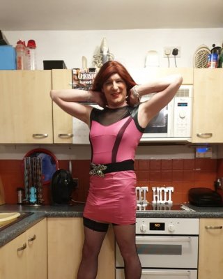 Sissy Lucy is Hot and Horny in the kitchen #106915734