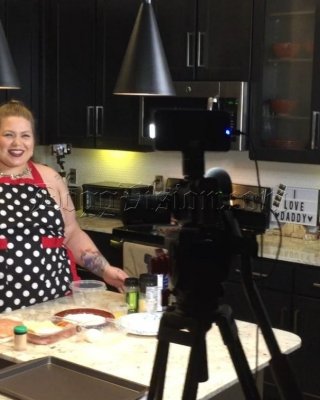 Big Booty Blonde BBW Cooking Show #107233629